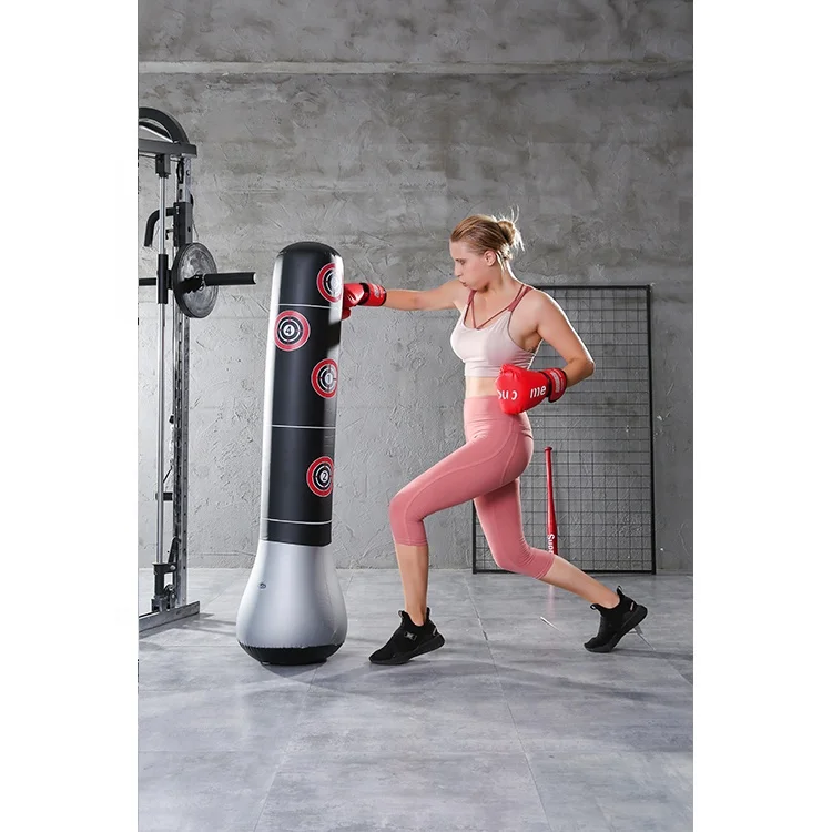 Economies inflatable bop bag, standing up inflatable punching bag for kids and adult Punching Bag Standing