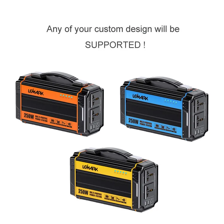 ETL CE PSE 65AH 2.8KG AC DC Convertible 220 volt Portable Power Bank Solar Power Bank For Camping Caravan Hiking Picnic