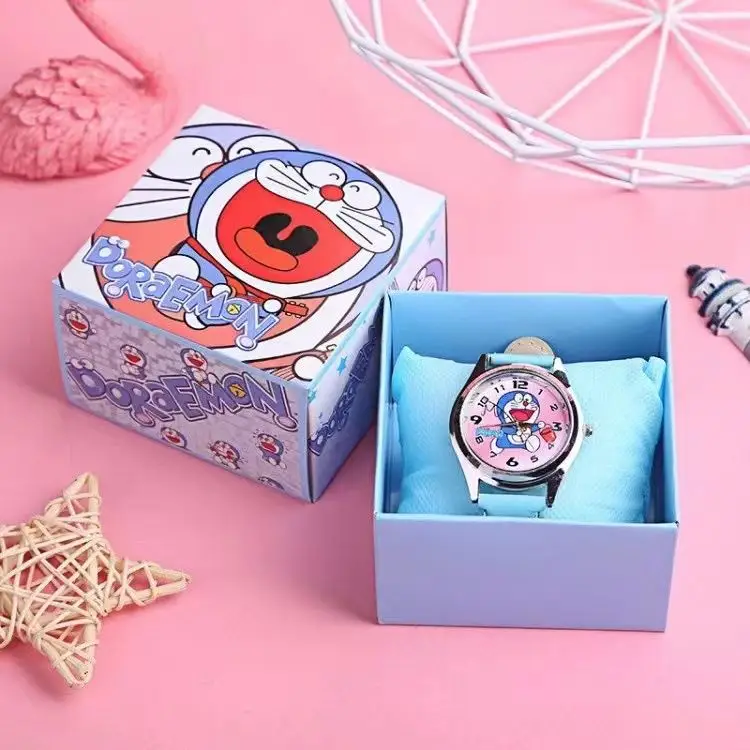 Fashion Cartoon Kids Watches with Colorful Retail box Princess Children Clock Smart watch For Birthday Gifts