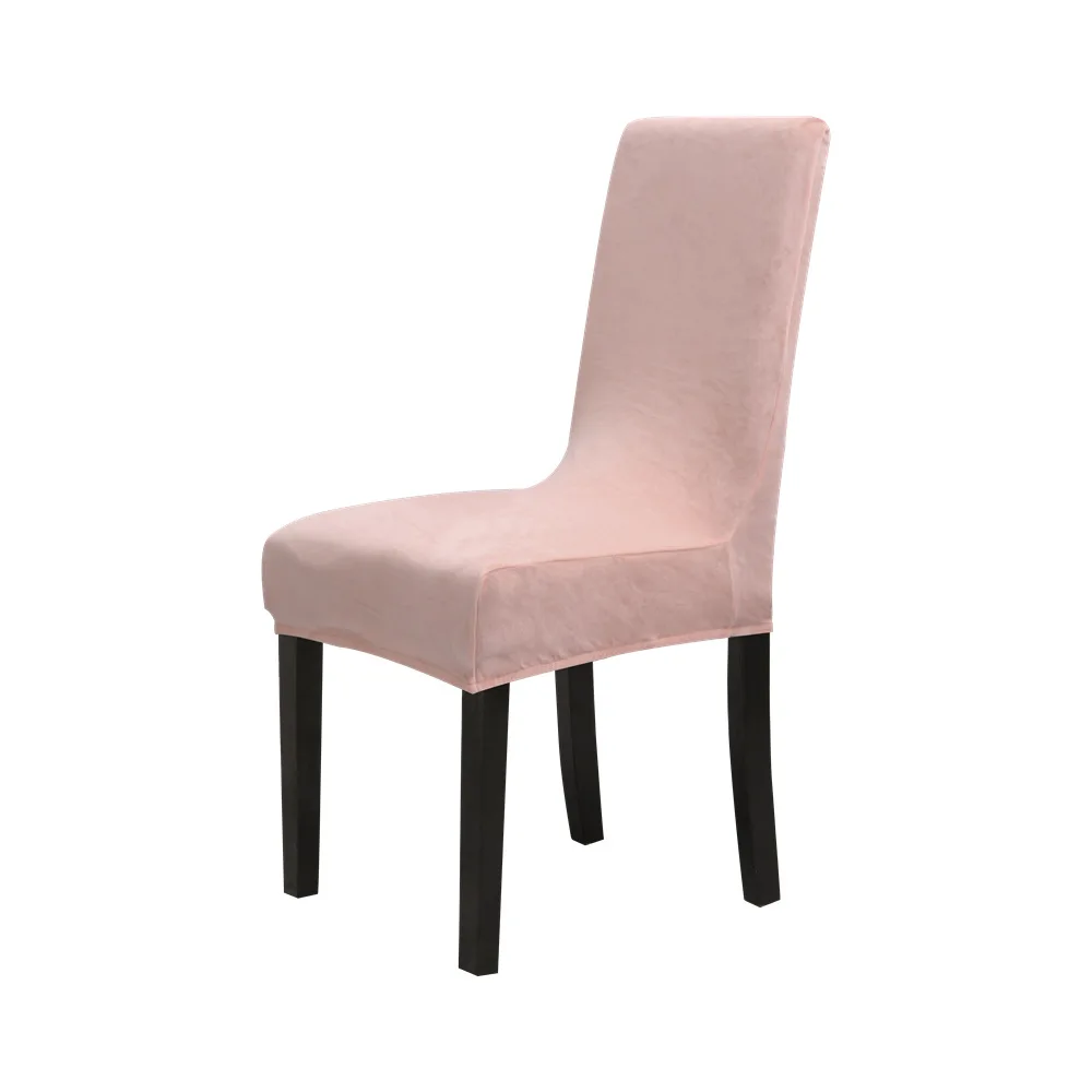 Washable Chair Protect Cover  Stretch elasticity Short Dining Chair Covers Removable Chair Seat Slipcover for Party