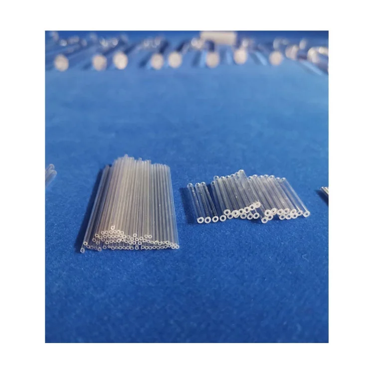 Customized transparent small diameter glass quartz capillary tube