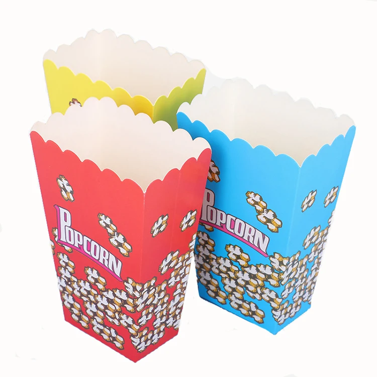 2021 Custom Logo wholesale classic party Design Printed High Quality  Custom cheap popcorn boxes