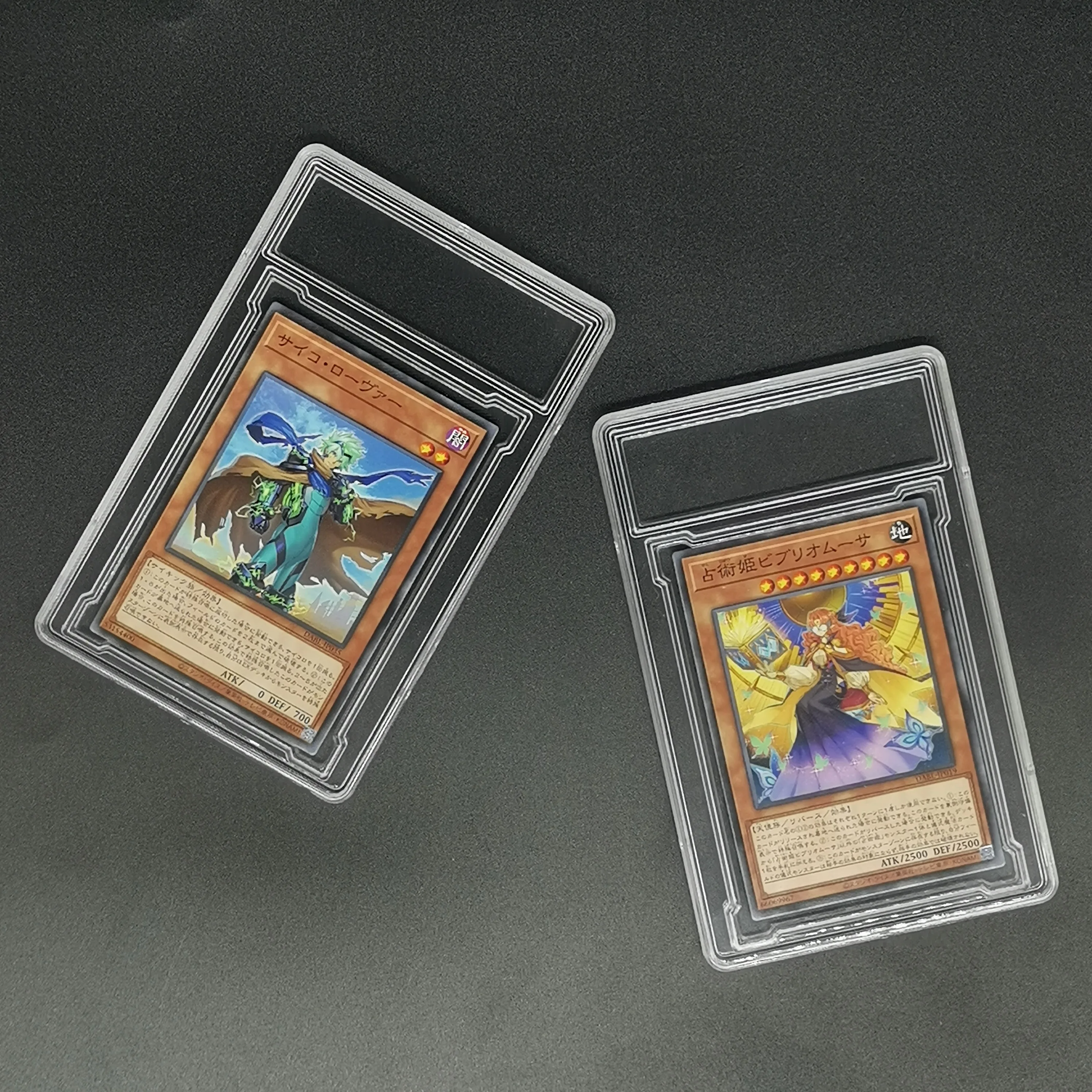 Пустой футляр для торговой карты с разметкой TCG BGS CGC custom Yu-Gi-Oh card slab