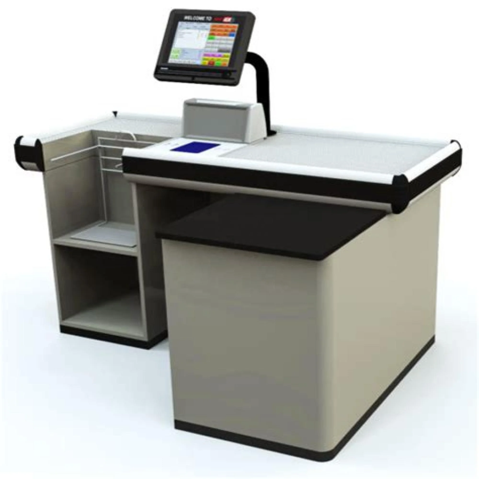 Convenience store checkout counter supermarket equipment