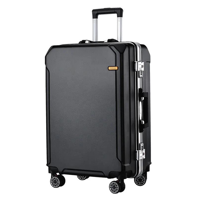 Travelling Multi-size All Aluminum Hard Shell Luggage Case Carry On Spinner Suitcase