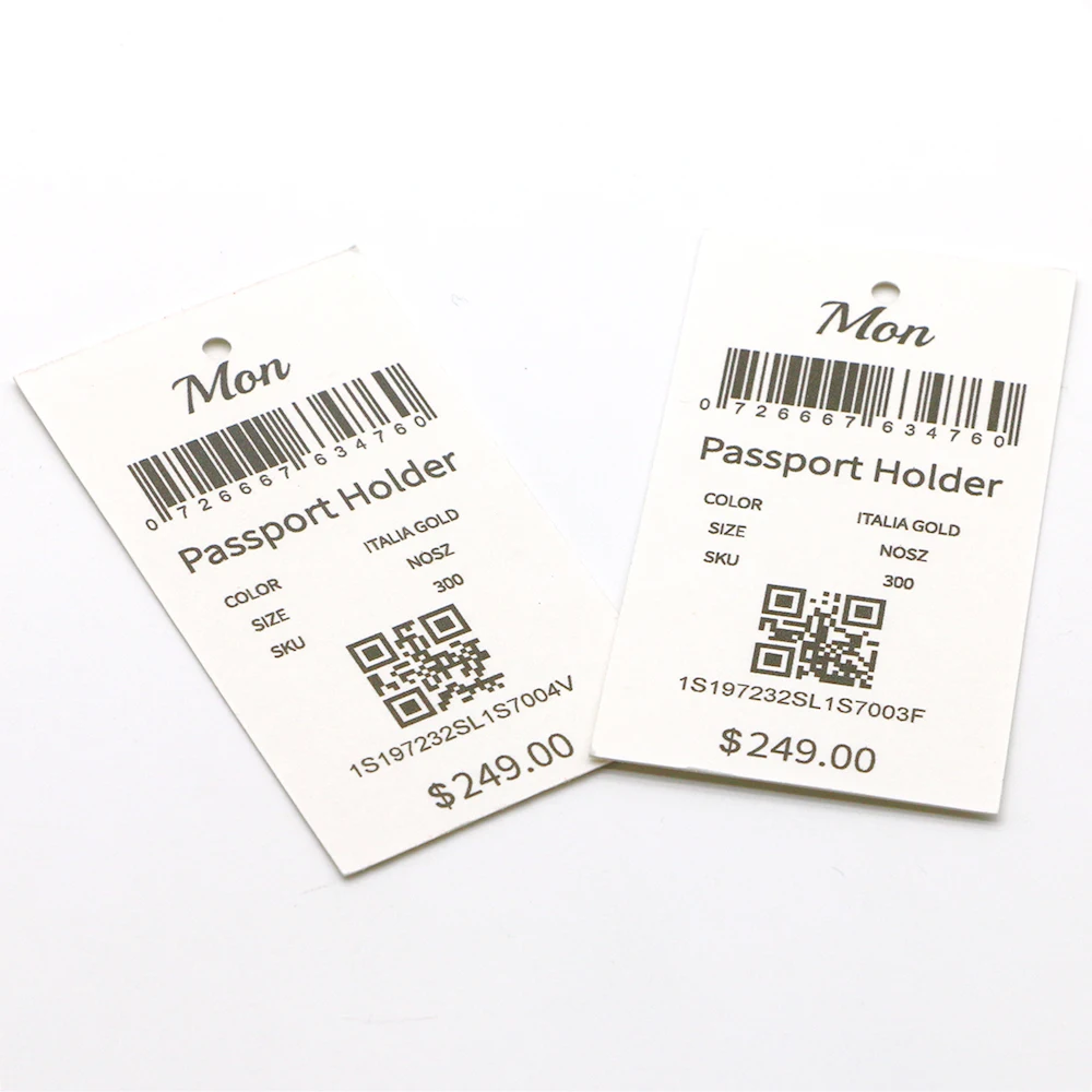 Ярлык бренда, этикетка для одежды на заказ с переменными данными, ценники для одежды, Пользовательский логотип, qr-код, ярлык для одежды, бумага для печати, ярлыки