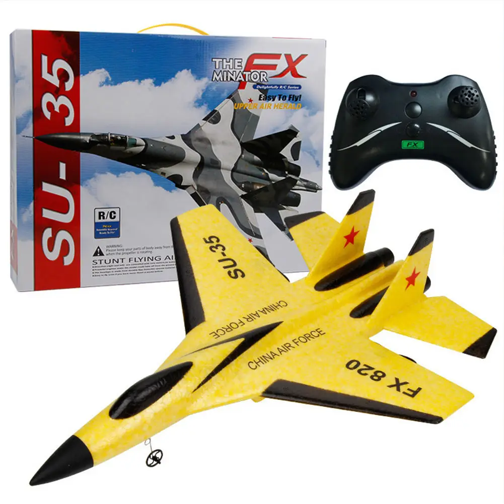 Fx620 Remote Control Glider fixed wing Su-35 fighter 2.4GHz Remote Control Combat Aircraft Toy with 2 Modes Airplane