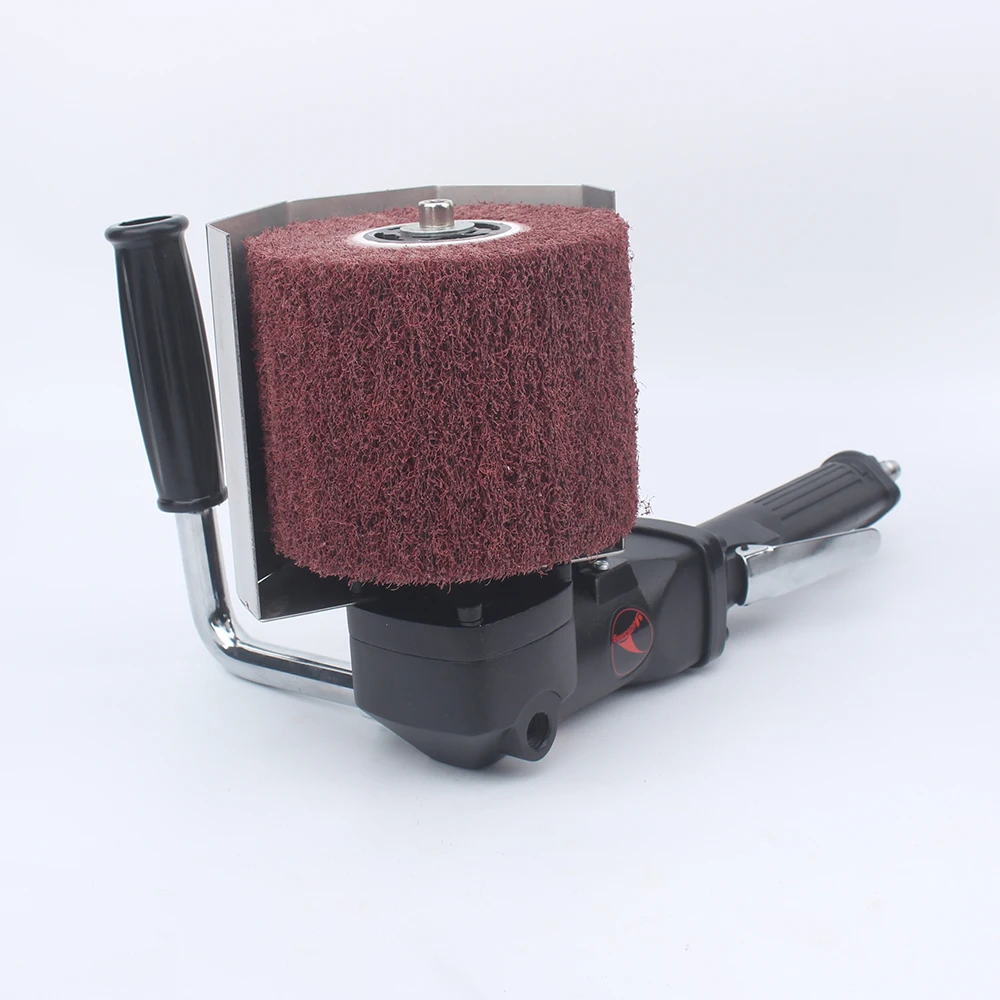 Pneumatic Metal Polishing Machine Brushing Polisher Machine 2500RPM