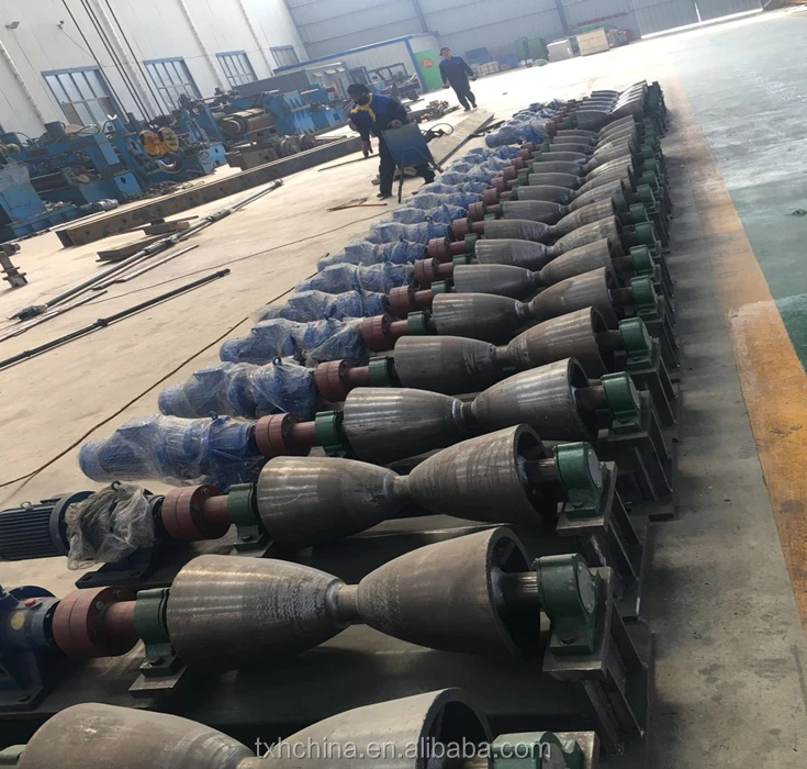 Steel tube conveyor roller / conveyor for steel pipe