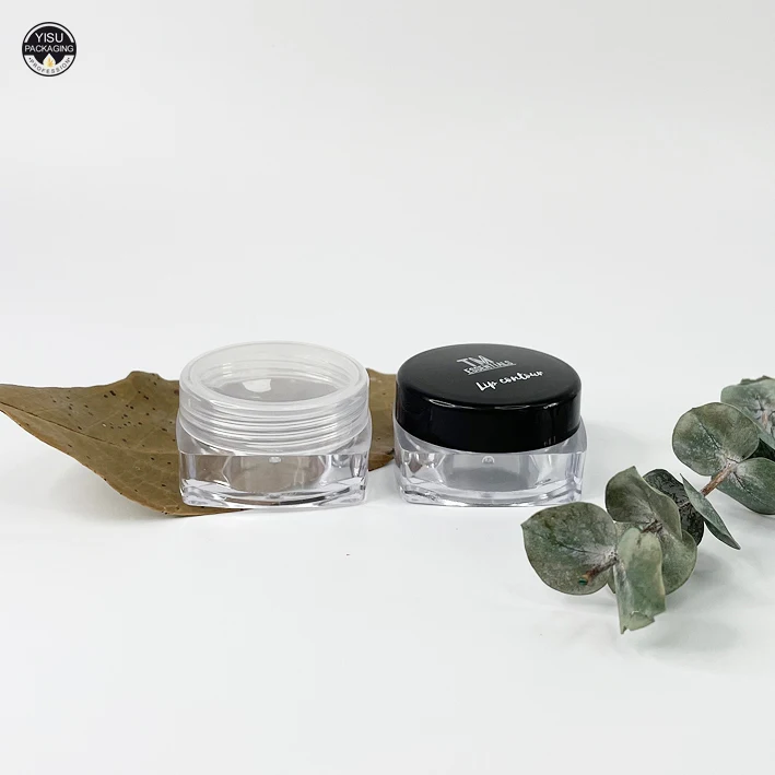 Wholesale 5g 10g 15g plastic cosmetic jar / mini sample jars / skin care products packaging