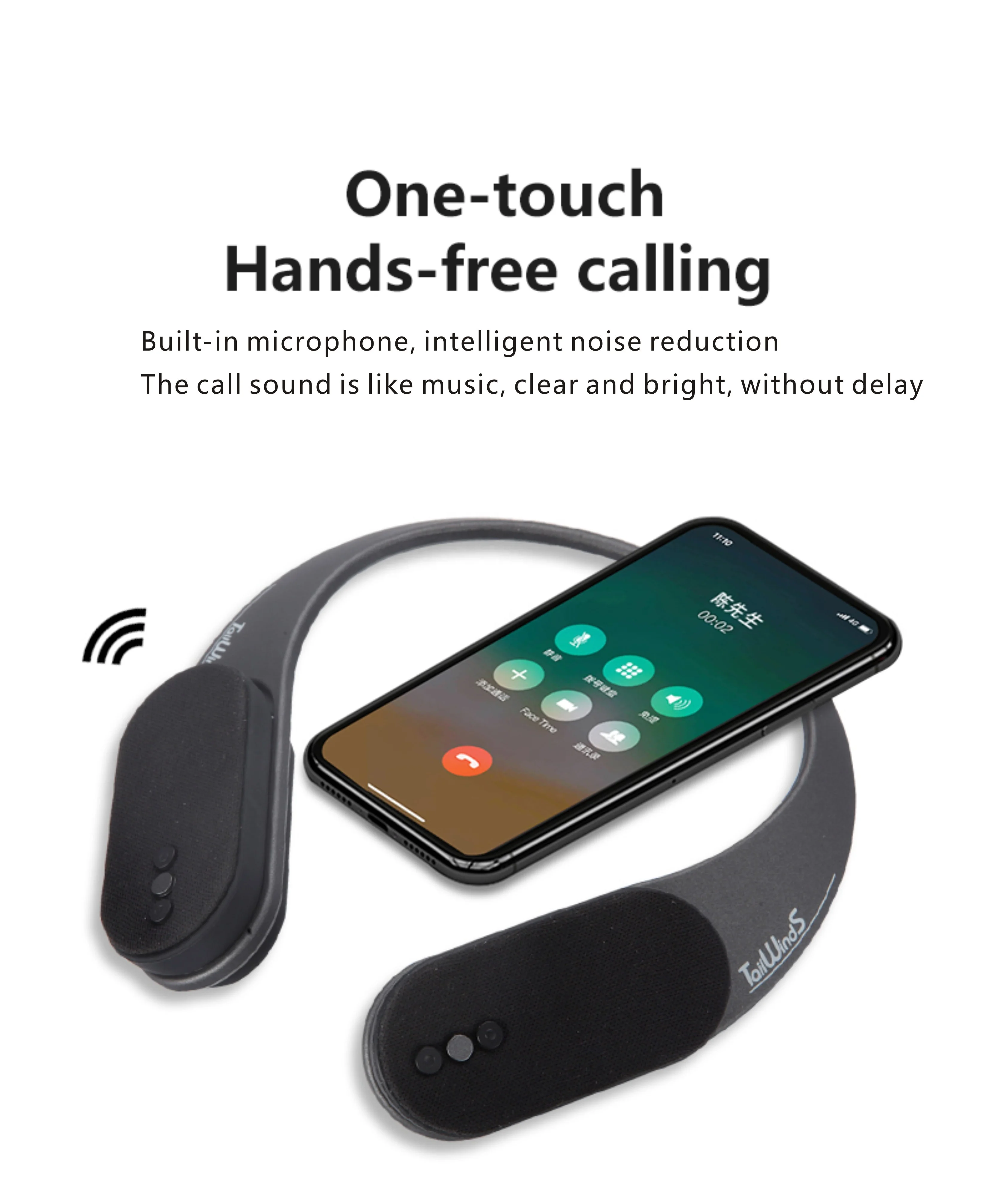 new convenient neck-mounted hanging neck outdoor wireless audio