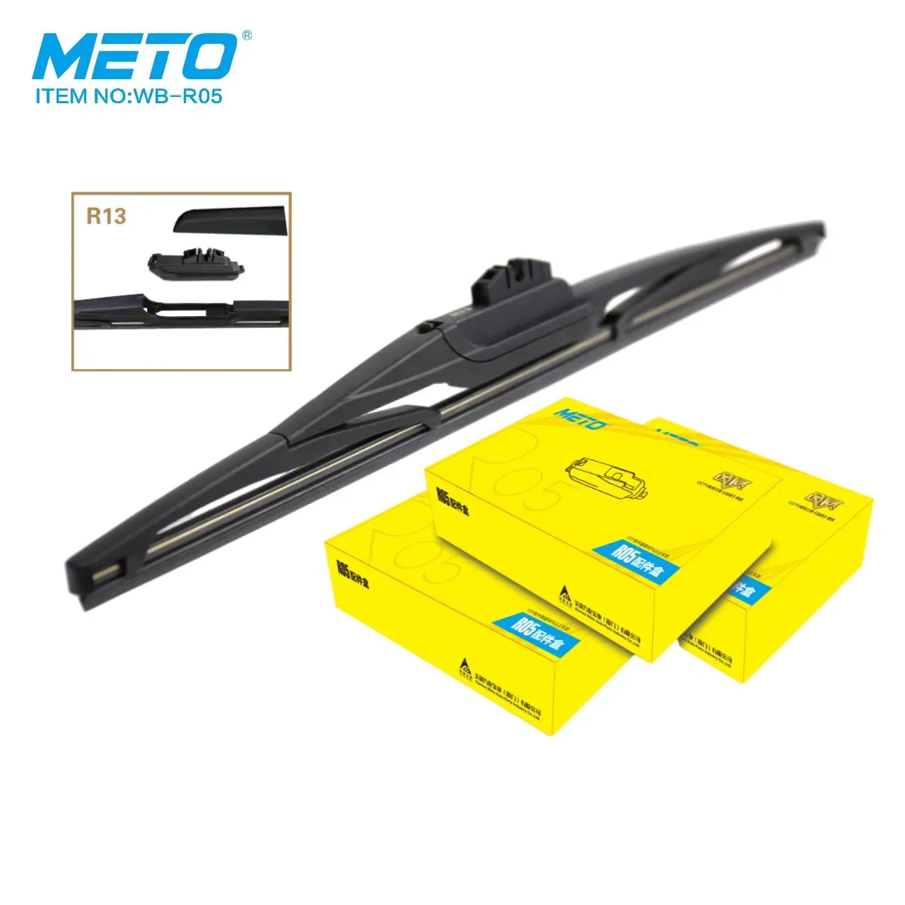 METO Customized Packaging Car Windshield Wiper Blades Limpia Parabrisas Rear Wipers For BMW X5M 15 inch