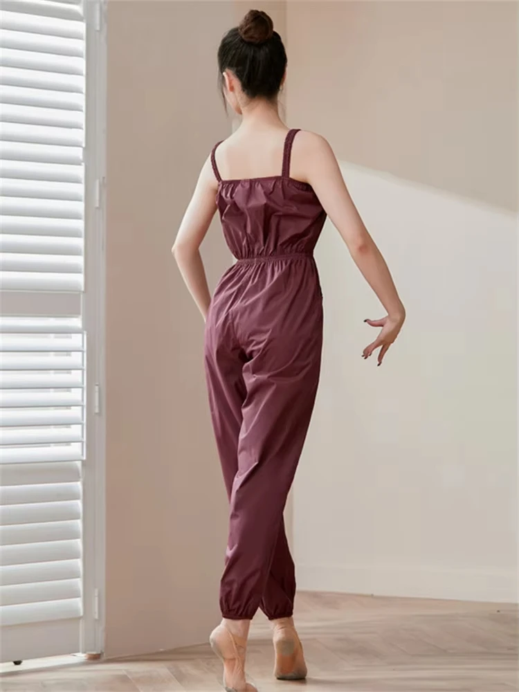 Sauna Suit Sweat Jumpsuit for Women Weight Loss Suit Sweat Top Pants Fitness Sleeveless Running Sweating Fitness Clothes