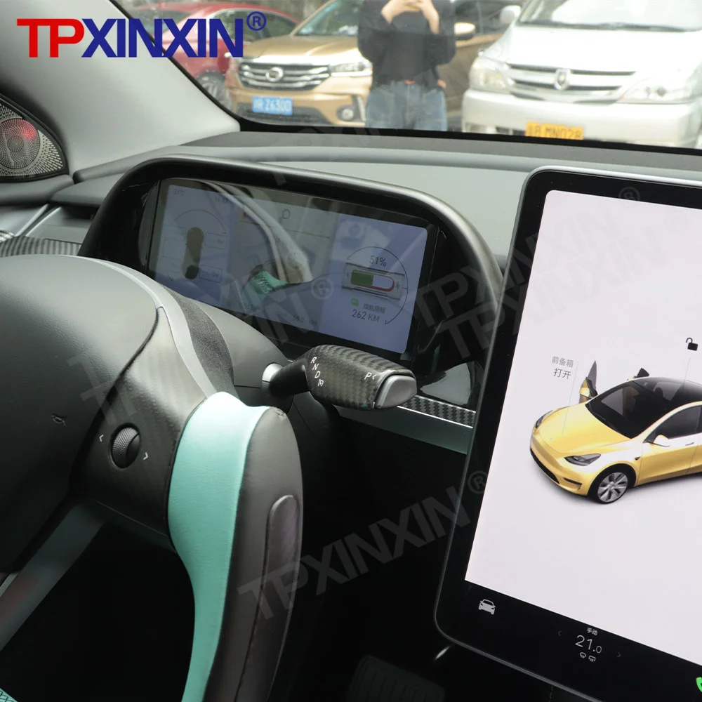 TPXINXIN для Tesla Model 3 новая модернизированная Автомобильная ЖК-панель инструмента цифровой кластер приборная панель