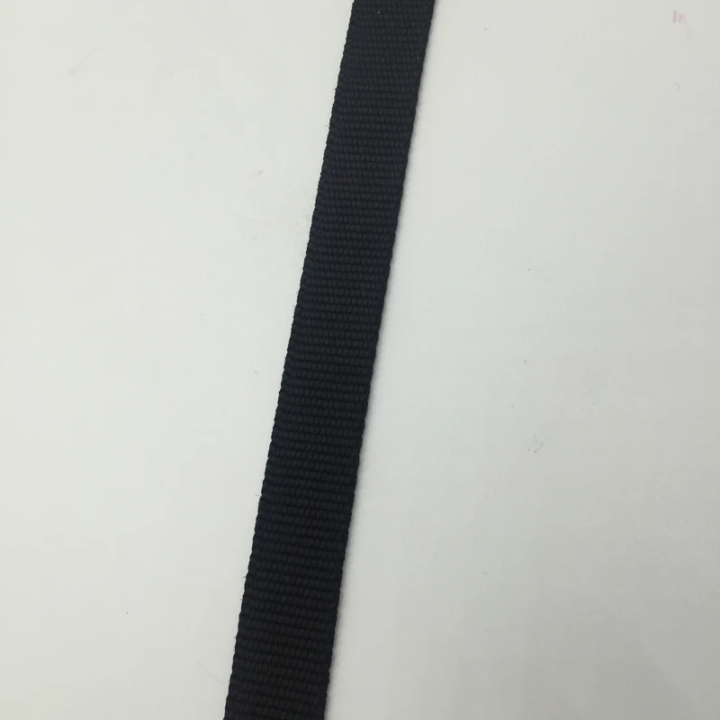 
High Quality Thicken Black 16MM Polypropylene Ribbon PP Plain Webbing For Zipper Puller 