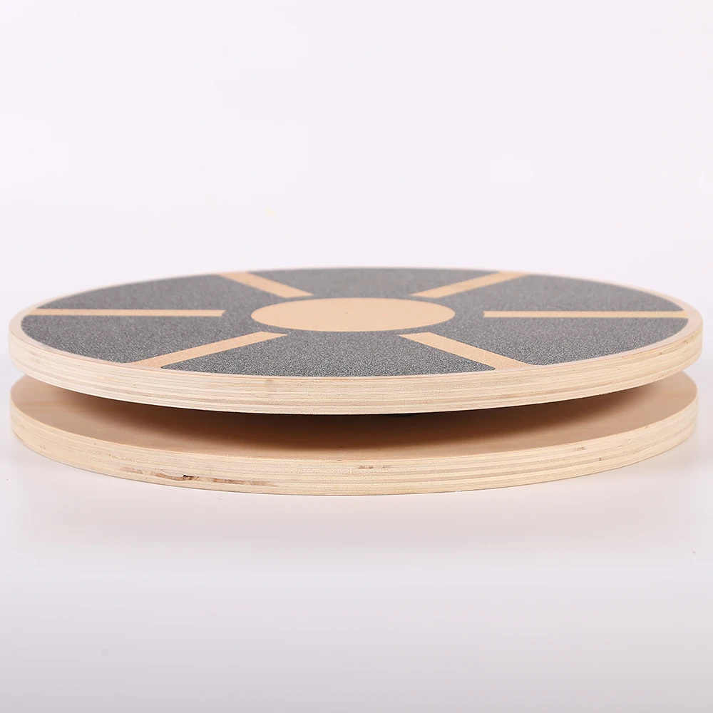 Wholesale Yoga Gym Training Balance Board Fitness Workout Wooden Wobble Board