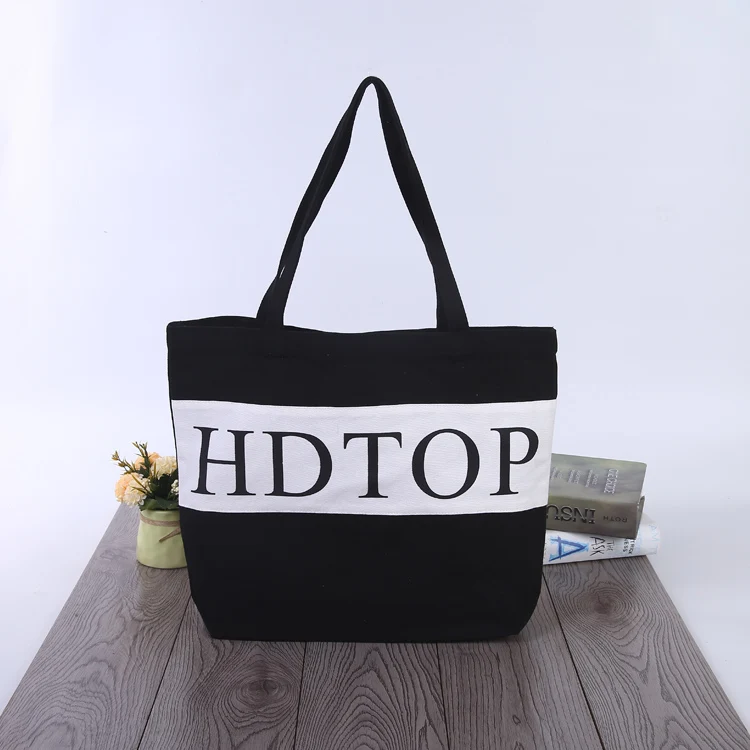 2019 Women Canvas Beach bag Tote Shoulder Bags Custom hand bag