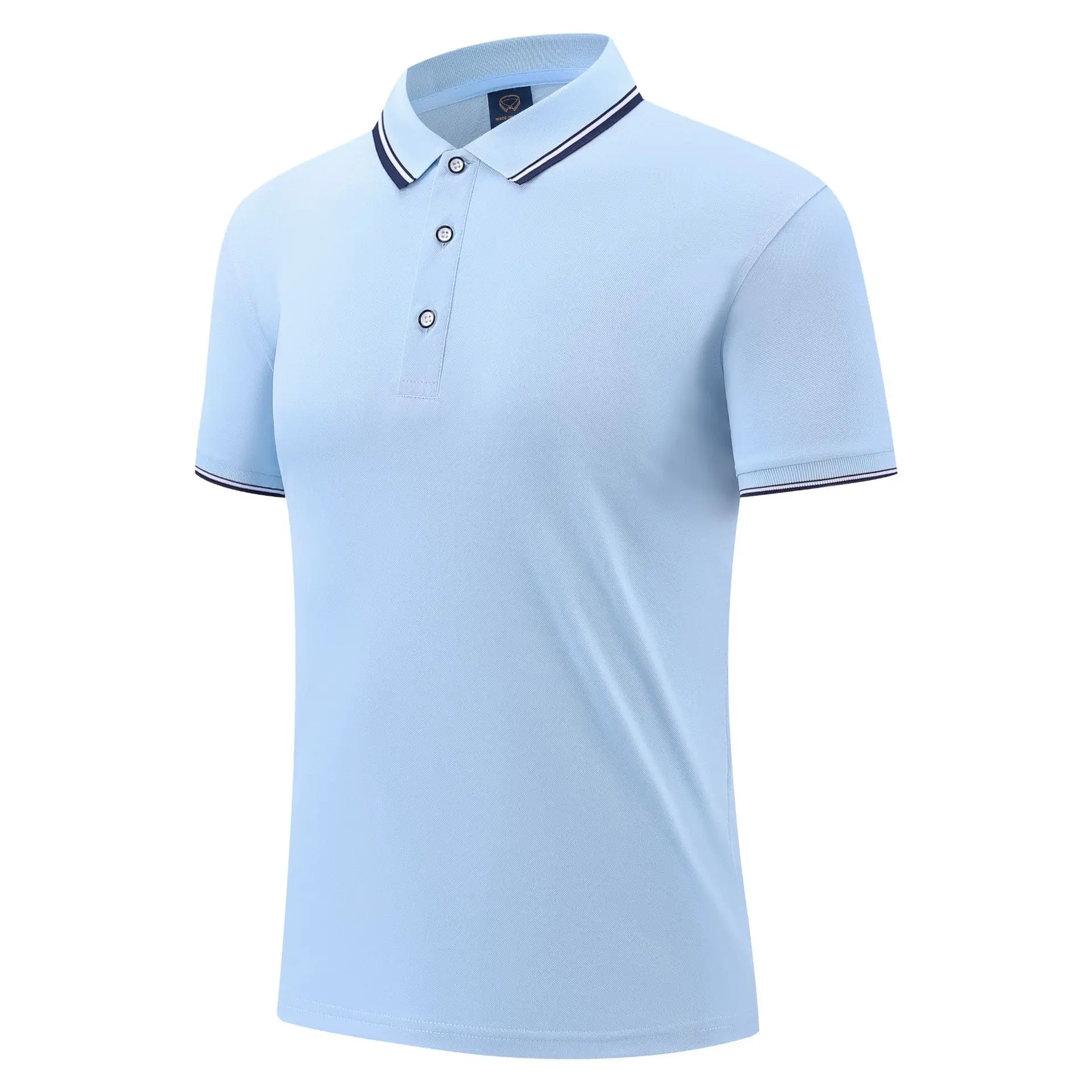 Wholesale High 100% Cotton T-Shirts Polyester Polo Shirts Men Custom Logo Embroidery Printing Short Solid Golf Polo Shirts Blank