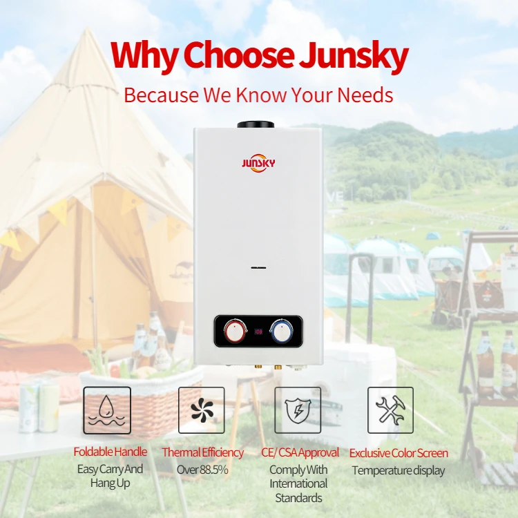 Переносные газовые нагреватели для горячей воды OEM использования вне помещения кемпинга дома душа газ фургон пропан без