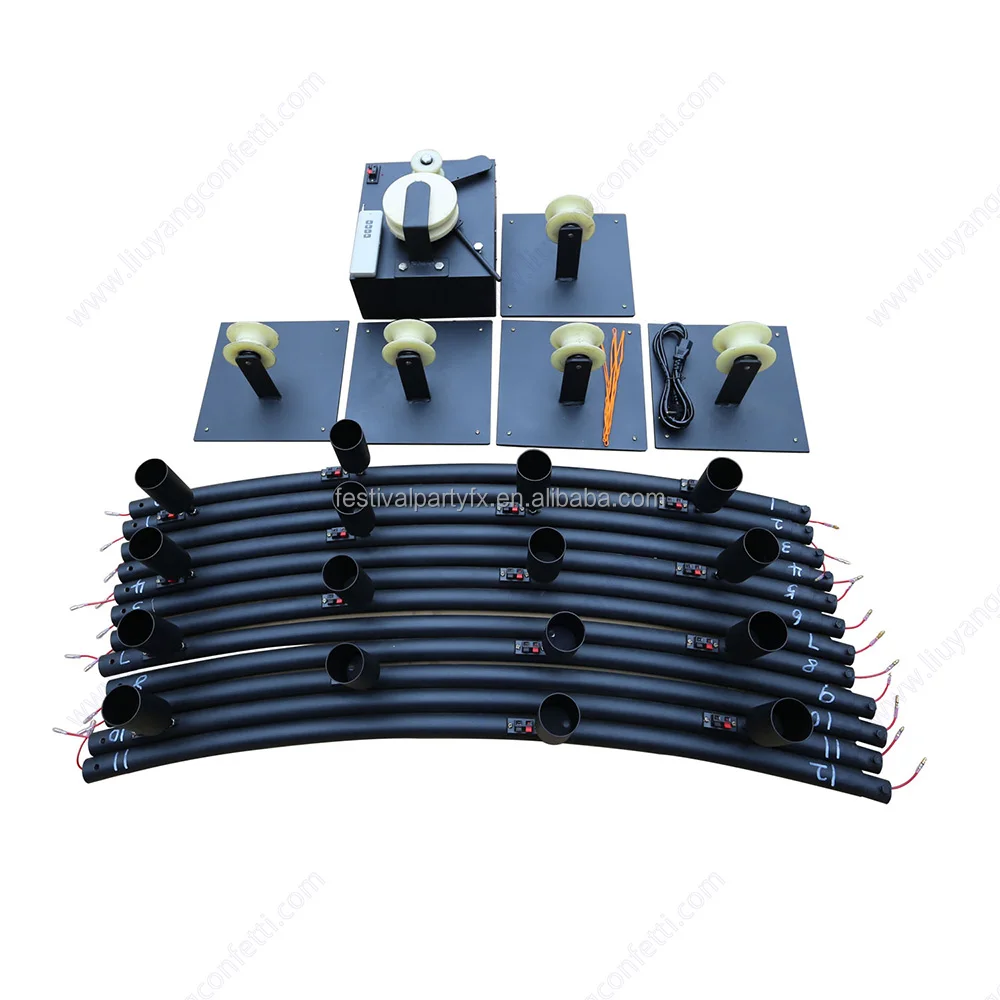 Dj Wedding Centerpiece Spark Fountain Machine Decoration Circle 360 Degree Rotate Cold Pyrotechnic Indoor Firework Firing System