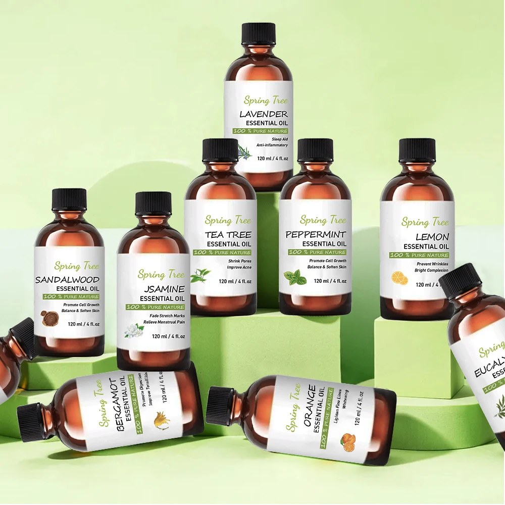 Natural Rose pure Essential oil Organic Face Body Hair Facial Skin Care Repair Massage Rose Petal Oil