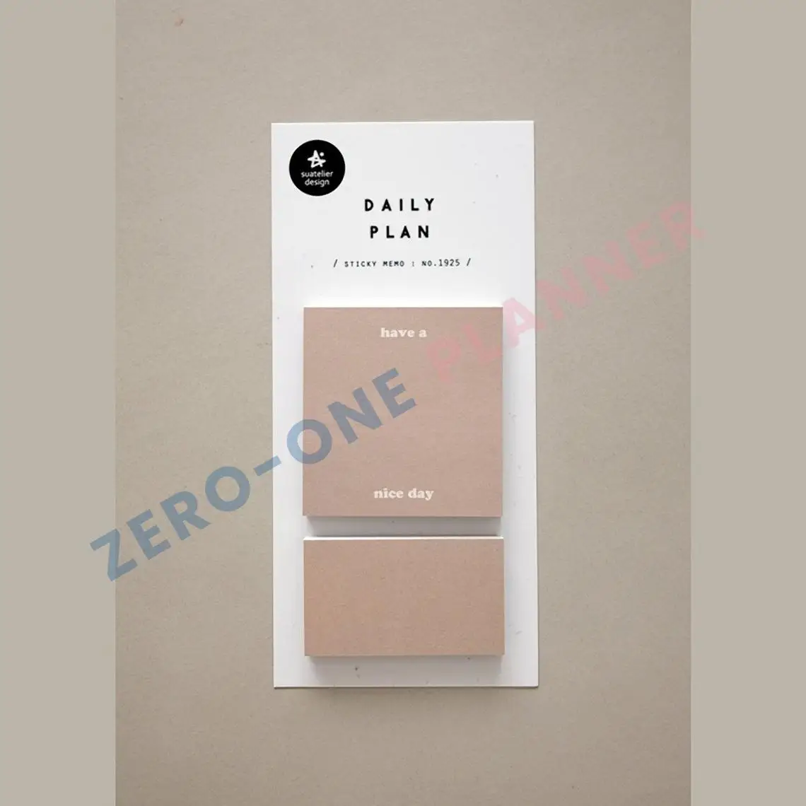 custom shaped square paper sticky note dashboard memo pad set planner functional minimalist pastel color palette