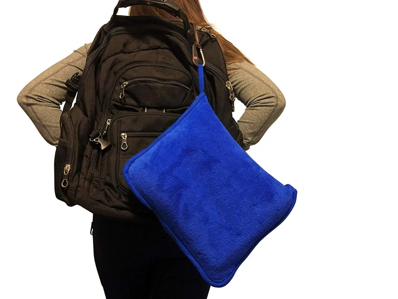 
low moq foldable throw blankets personalized airplane travel blanket airplane compact 