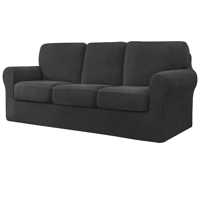 Wholesale Waterproof Jacquard Sofa Cover Sectional 3 Seater Magic Elastic Streachable l Shape Covers Sofa Cover
