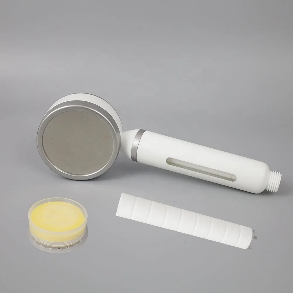 high pressure water saving aroma ionic filtration ionic mineral vitamin c abs plastic hand held shower filter head water filter