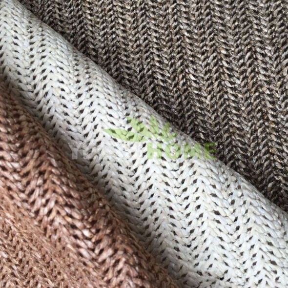 PP Straw Fabric Raffia Yarn Textile Woven PP Raffia Straw Textile for Handbags, Shoes, Hats