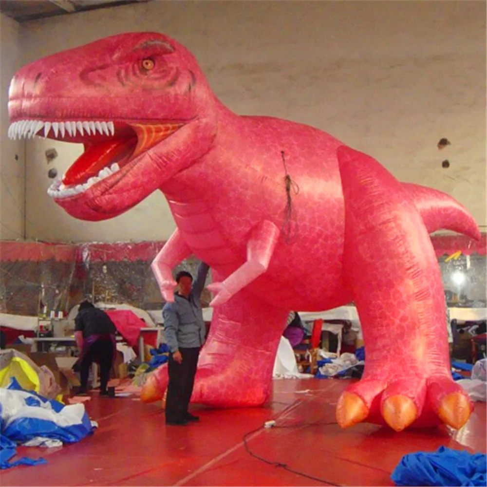 Hot Sale Airtight Advertising Animal Inflatable Dinosaur Balloon Green cartoon inflatable miniature dinosaur monster