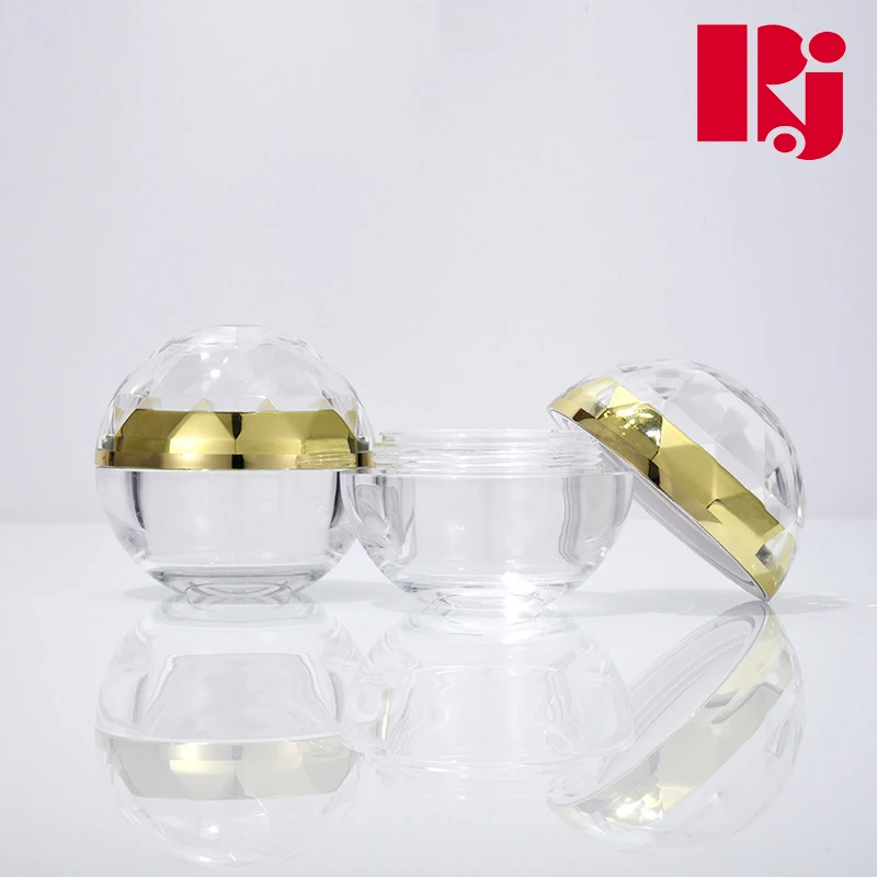 
60g saffron acrylic bottle essence capsule bottle transparent cosmetics health care products 