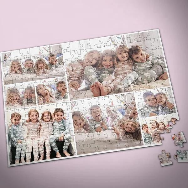 100*150mm Wholesale Customised Kid Adult Paper Jigsaw Puzzles 150 Pieces Personalized Photo Puzzle