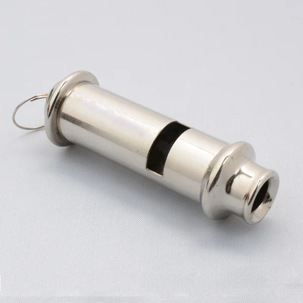 Металлический свисток для полицейских разведчиков, рекламный спортивный свисток из нержавеющей стали, экстренный свисток для выживания со шнурком