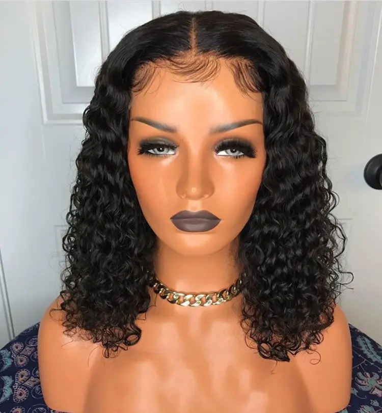 Wholesale Price Unprocessed Body Wave Human Hair 4x4 Lace Frontal Wig overnight delivery braided lace wigs for black women