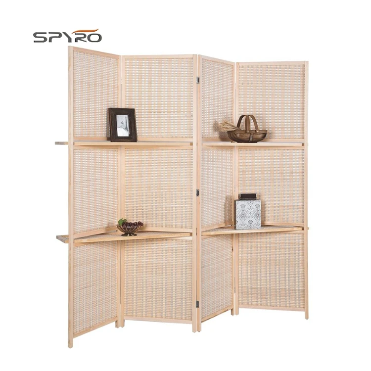 Woven Room Dividers Hand Weaving bamboo Divider Privacy Partitions Screen For Sale