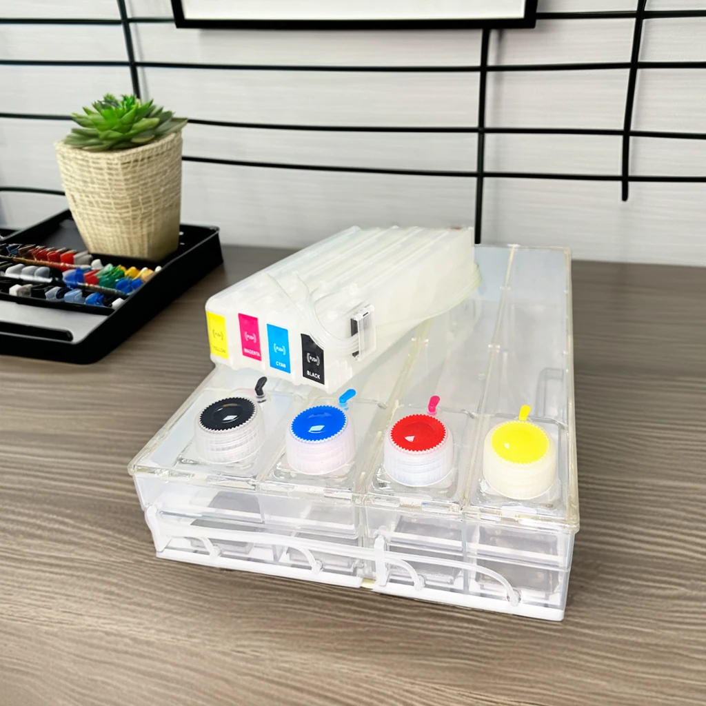 Wel-Try HP980 CISS  enterprise  hp980XL Continuous Ink Supply System Compatible with arc chip for hp x555 x585 Inkjet Printers