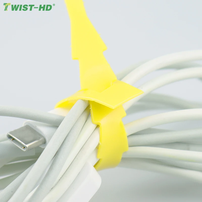 Fish Bone Ties Oven Safe Twist Band Tie Self-lock Ties for Home Industry Use