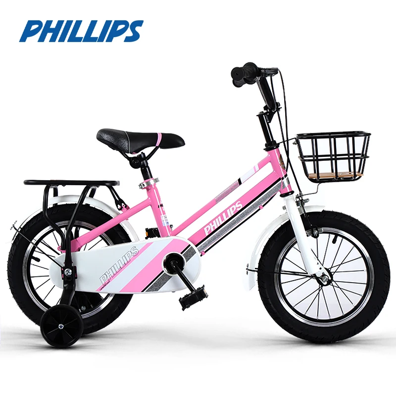 PHILLIPS 2023 Direct Sale Kids Bicycle 12-18 inch High carbon Steel Student Mountain Bike MTB Bike for Children