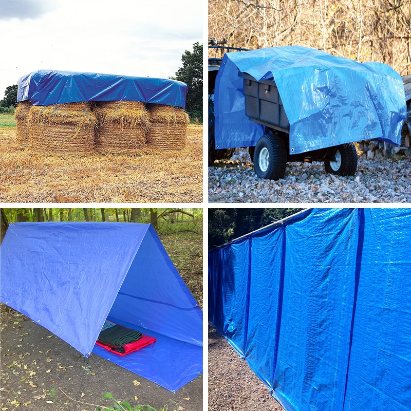 Hot Selling PE Tarpaulin Sheet Multi-Purpose Thick Waterproof Poly Tarp Plastic PE Tarpaulin Cover
