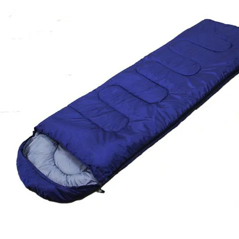 Sleeping Bags Portable Outdoor Camping Envelope Sleeping Bag For Kids Adult Cotton Hollow Filled