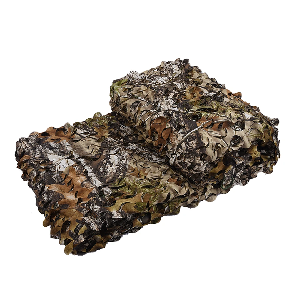 TRONYOND 3D Woodland Camouflage Net Hunting Camping Sun Shelter Net Woodland Color Camouflage Net For Hunting