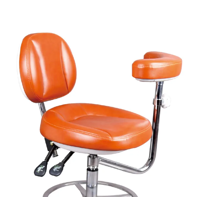Dental Stool Medical Use Hospital Saddle Chair Armrest Ergonomic Design Dentist Stool Adjustable Furniture Dental Clinic Use
