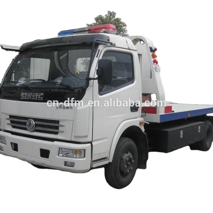 5ton road recovery truck tow truck 4x2 platform towing car carrier wrecker truck