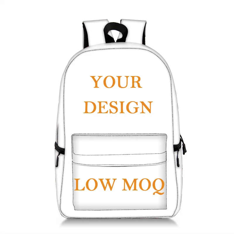 
Low MOQ full all over 3D print manufacturer customised waterproof rucksack backpack custome sublimation backwoods bag 