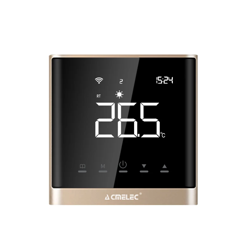 Factory price Popular SMART wireless WIFI room thermostat for floor heating thermostat with IOS/Android control