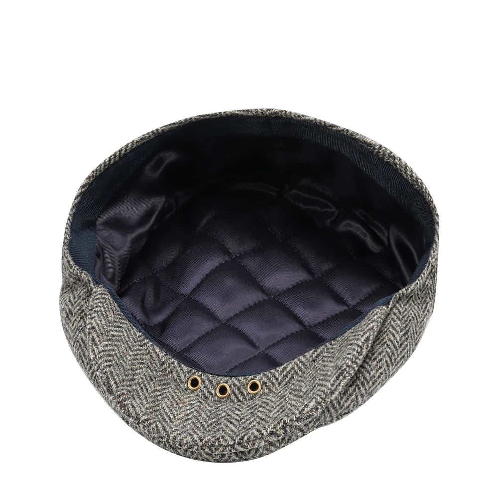 New Arrival Fashion Flat Cap for Men Checked Ivy Hat Newsboy Cap Hats Classic Peaked Cap