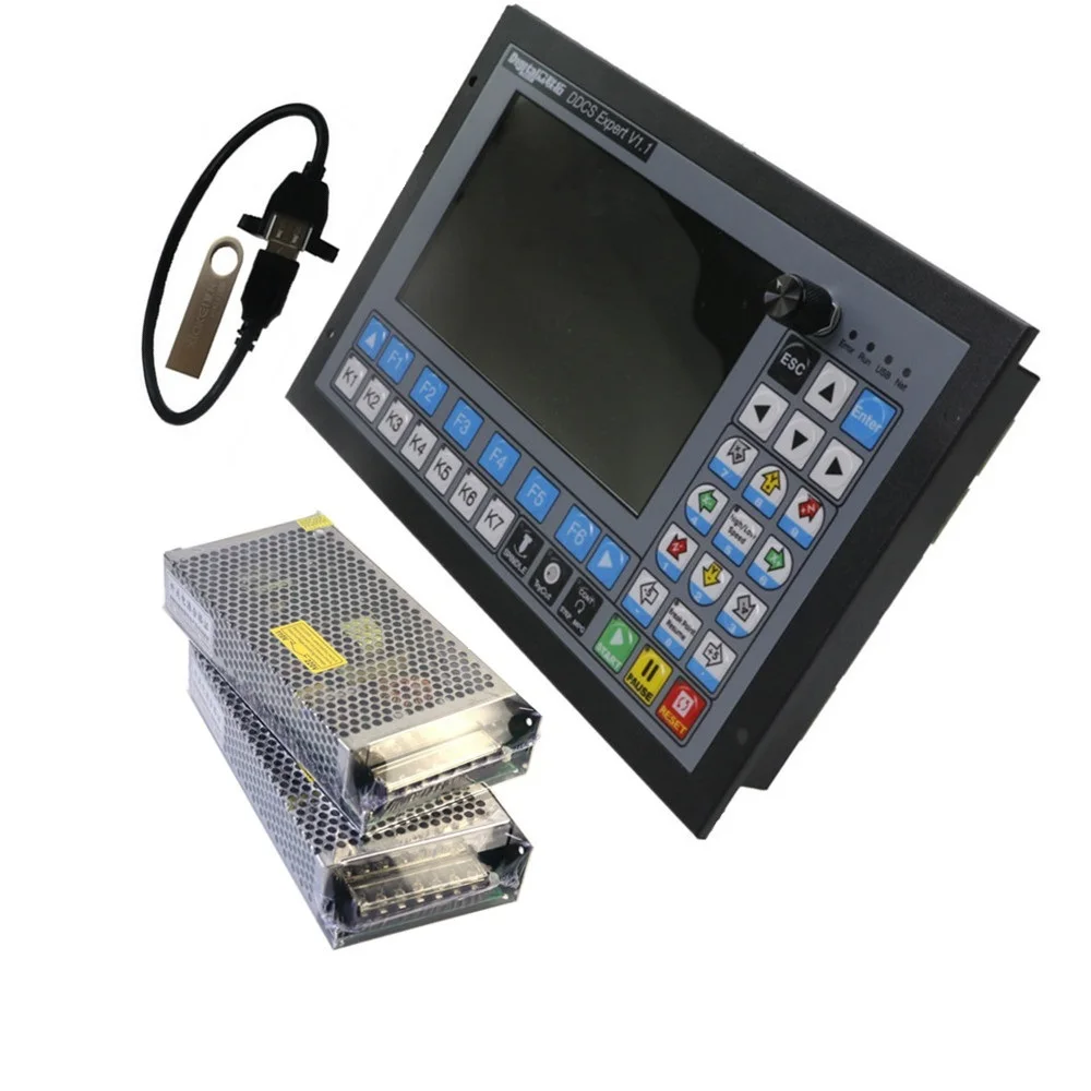DDCS Expert CNC Motion Offline Controller Interface Kit 3Axis With Power Supply 100W 24V 4.1A For CNC Milling Machine Price