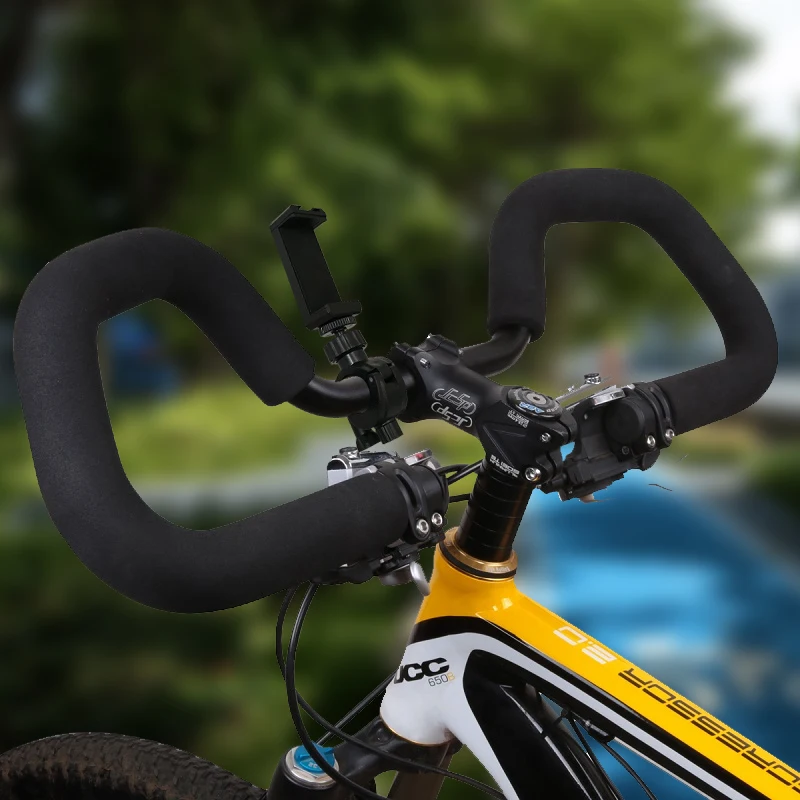 Universal Bike Motorcycle Handlebar bicycle clamp Holder and Mobile Cell Phone Holder Support tube Bracket for SmartPhone