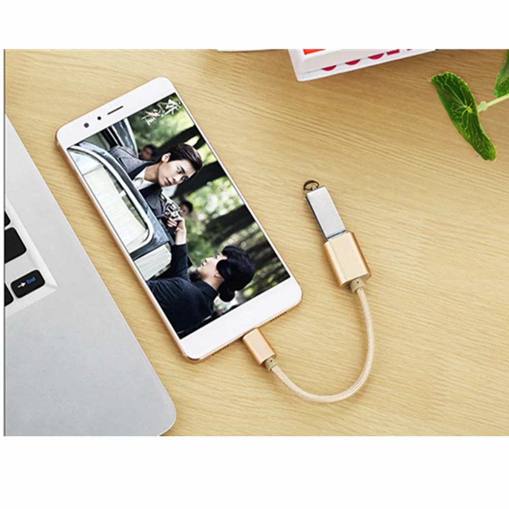 Durable Type-c Usb Cable for Mobile Phone Usb Cable with OTG type c Adapter Cable